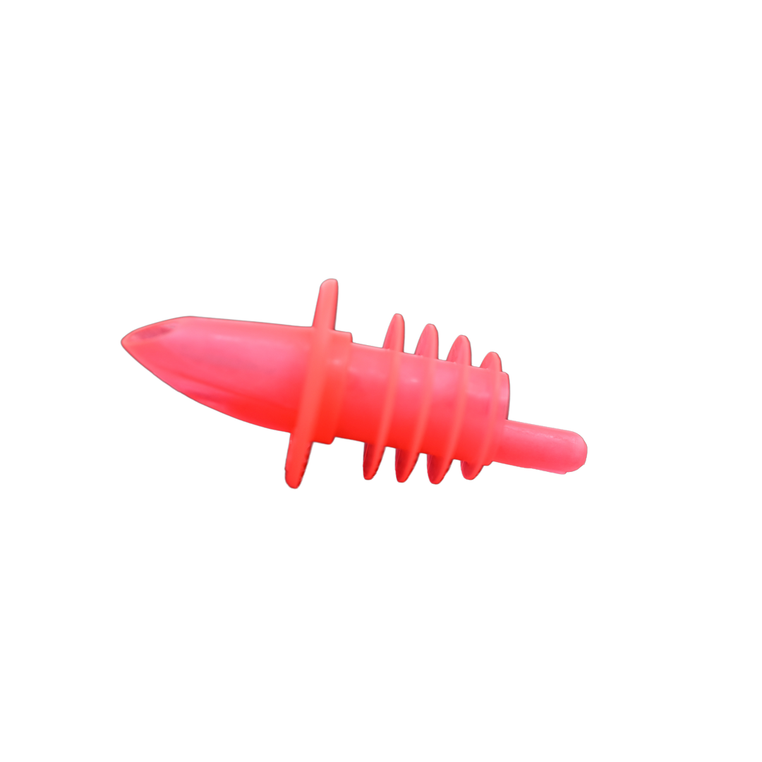 Red Flexible Poly Budget Pourers 12/Bag