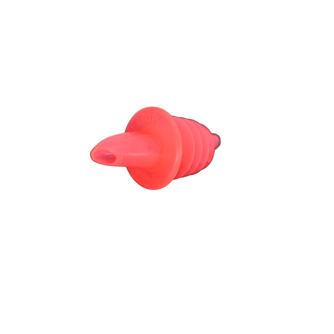 Red Flexible Poly Budget Pourers 12/Bag