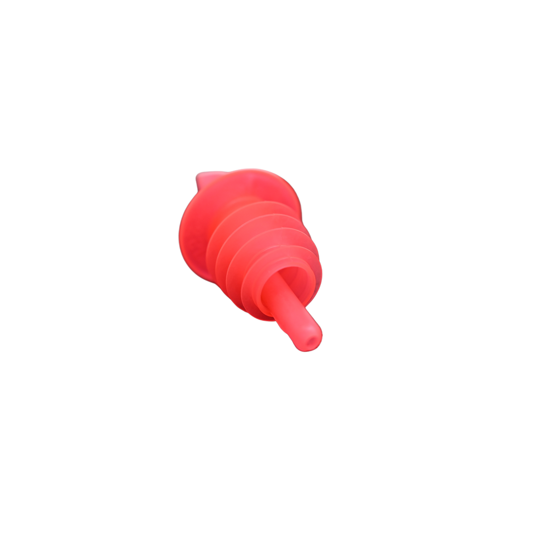 Red Flexible Poly Budget Pourers 12/Bag
