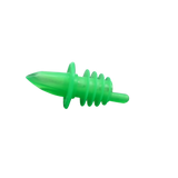 Green Flexible Poly Budget Pourers 12/Bag