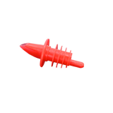 Scarlet Red Flexible Poly Budget Pourers 12/Bag