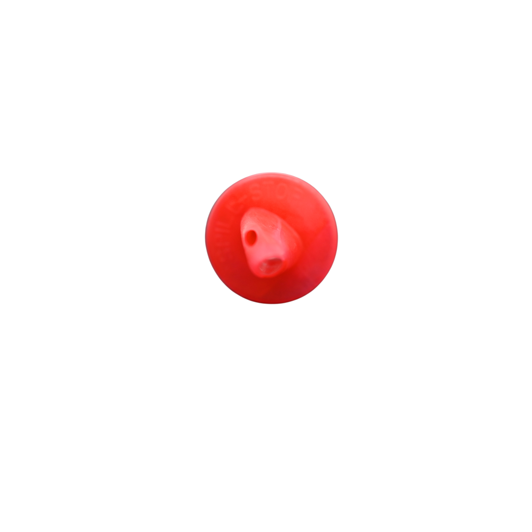 Scarlet Red Flexible Poly Budget Pourers 12/Bag