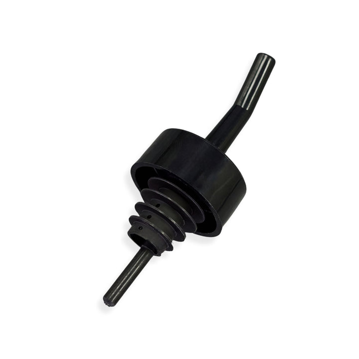 Spill-Stop 320-02 Whiskey Gate Black Collar Pourer 12/Pack Spill-Stop