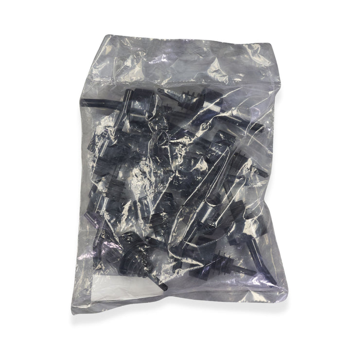 Spill-Stop 320-02 Whiskey Gate Black Collar Pourer 12/Pack