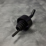 Spill-Stop 320-02 Whiskey Gate Black Collar Pourer 12/Pack