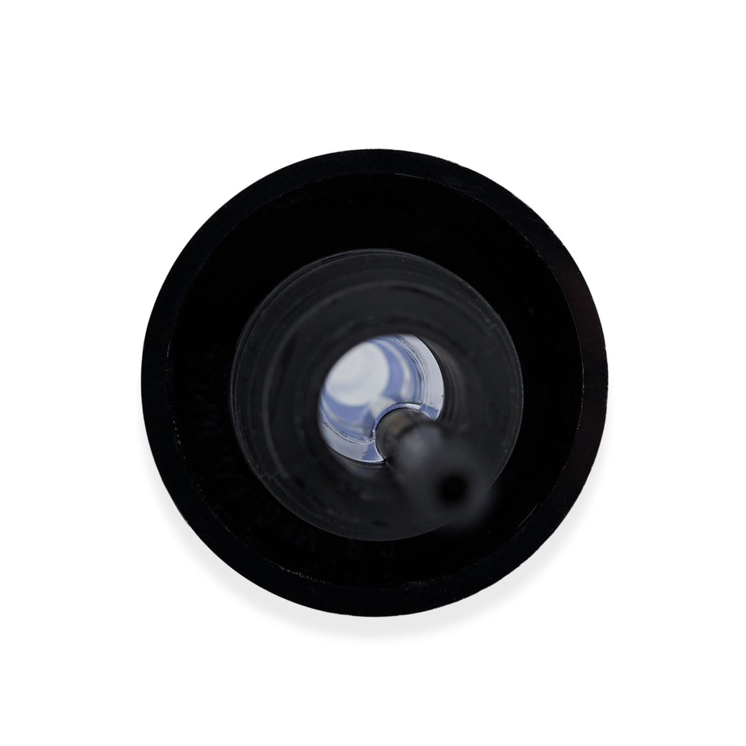 Spill-Stop 320-01 Whiskey Gate Clear/Black Collar Pourer 12/Pack