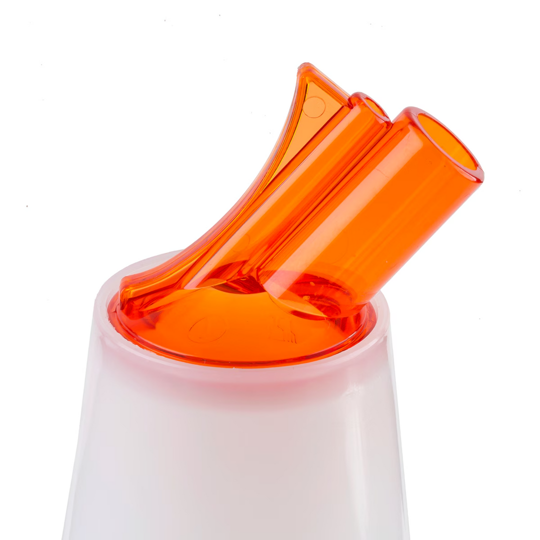 Tablecraft 8032X 32 oz Orange PourMaster Complete 3 Piece Set