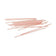 Cell-O-Core 5.25" Sip Stix White With Red Stripes