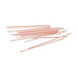 5.25" Sip Stix White With Red Stripes