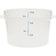 Carlisle StorPlus 1097702 12 qt Round White Food Storage Container