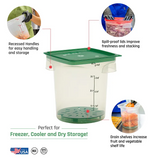 Cambro FreshPro CamRounds 4RFSPROPP190 4 qt Round Container Only
