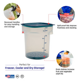 Cambro FreshPro CamRounds 18RFSPROPP190 18 qt Round Container Only