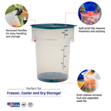 Cambro FreshPro CamRounds 22RFSPROPP190 22 qt Round Container Only