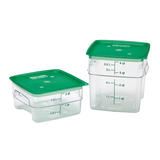 Cambro SFC2FPPP265 FreshPro Camsquares Green Square Easy Seal Lid for 2 and 4 qt Food Containers