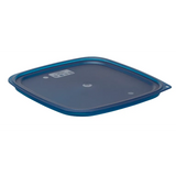 Cambro SFC12FPPP267 FreshPro Camsquares Blue Square Easy Seal Lid for 12, 18 and 22 qt Food Containers