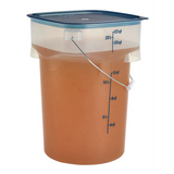 Cambro FreshPro CamRounds PWB22PROPP 22 qt Round Pail with Bail