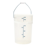 Cambro FreshPro CamRounds PWB22PROPP 22 qt Round Pail with Bail