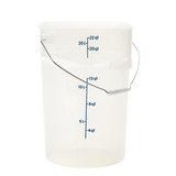Cambro FreshPro CamRounds PWB22PROPP 22 qt Round Pail with Bail