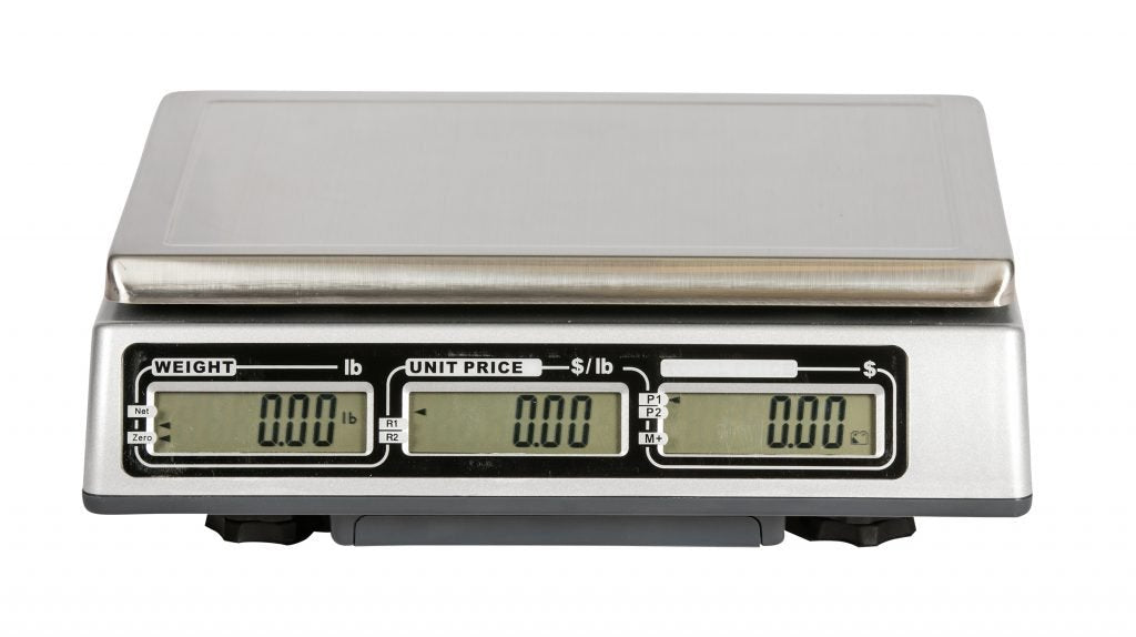 San Jamar 30# Escali Legal for Trade Digital Price Computing Scale San Jamar