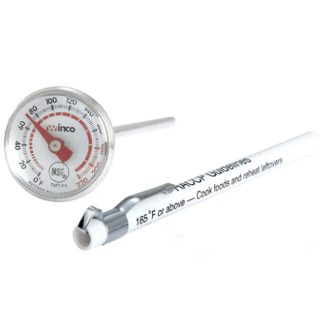 Winco TMT-P1 Pocket Test Thermometer - 0 - 220F Winco