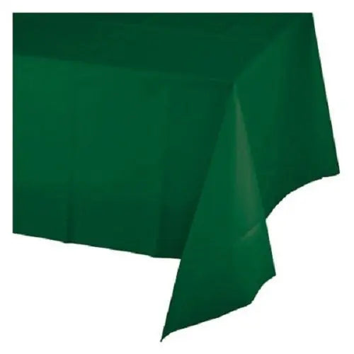 Creative Converting 54" X 108" Hunter Green Plastic Table Covers Creative Converting