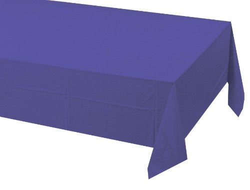 54" X 108" Purple Plastic Table Covers