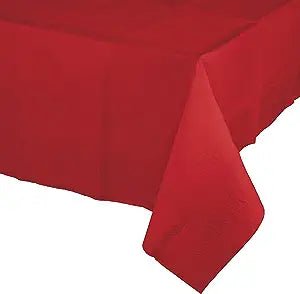 54" X 108" Red Paper Table Covers