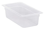 Cambro Camwear 34PP190 1/3 Size Translucent 4" Food Pan