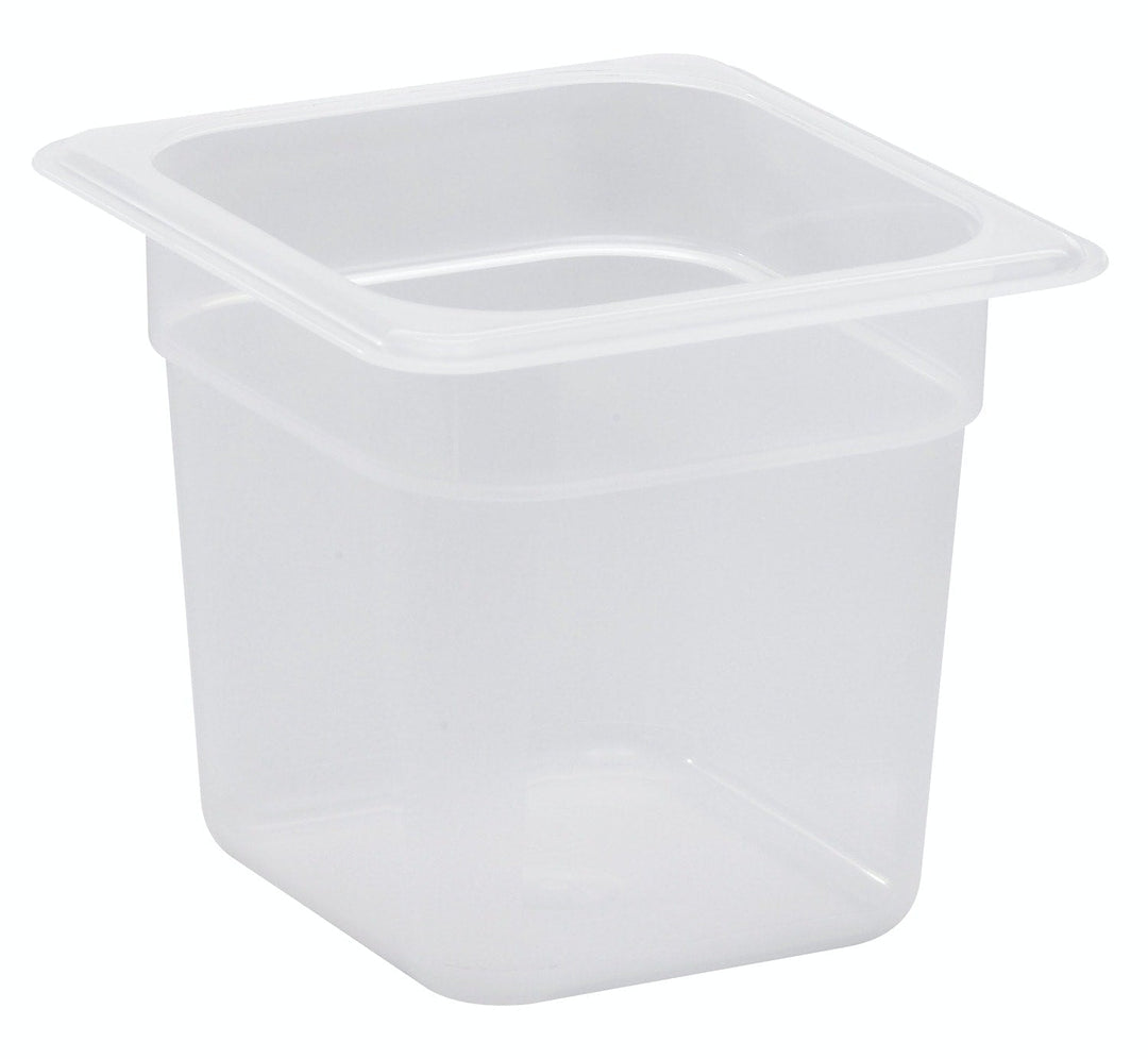 Cambro Camwear 66PP 1/6 Size 6" Translucent Food Pan