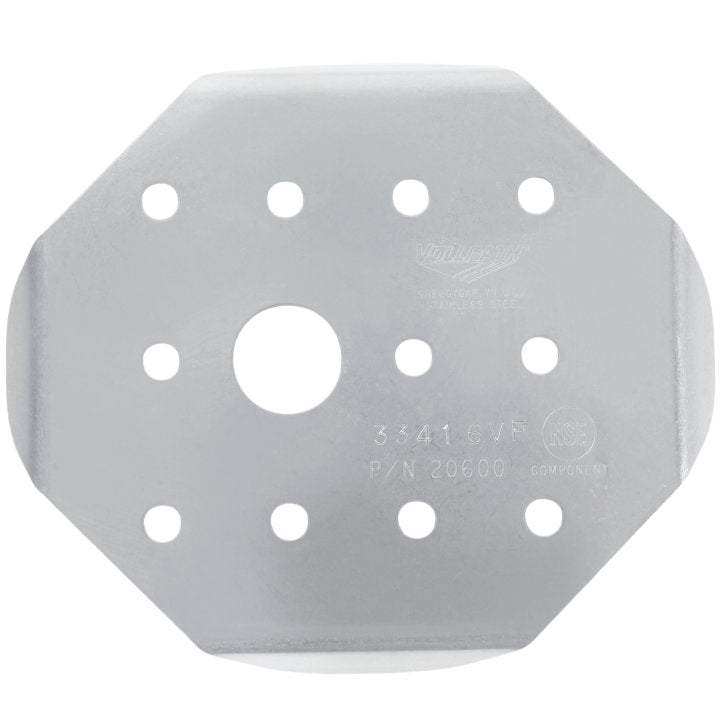 Vollrath Super Pan V 20600 1/6 Size Stainless Steel Perforated False Bottom Vollrath