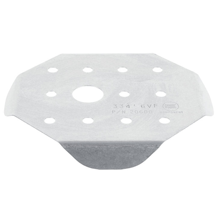 Vollrath Super Pan V 20600 1/6 Size Stainless Steel Perforated False Bottom Vollrath