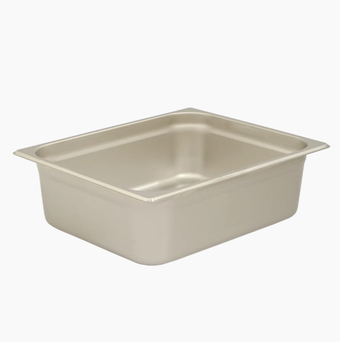 Browne Foodservice 22124 1/2 Size 4" Stainless Steel Steam Table Pan Browne Foodservice