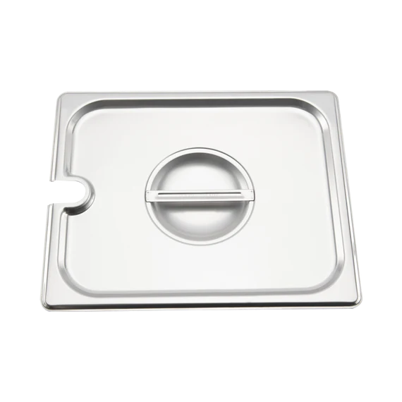 Browne 575539 1/2 Size Stainless Steel Slotted Insert Pan Cover Browne Foodservice