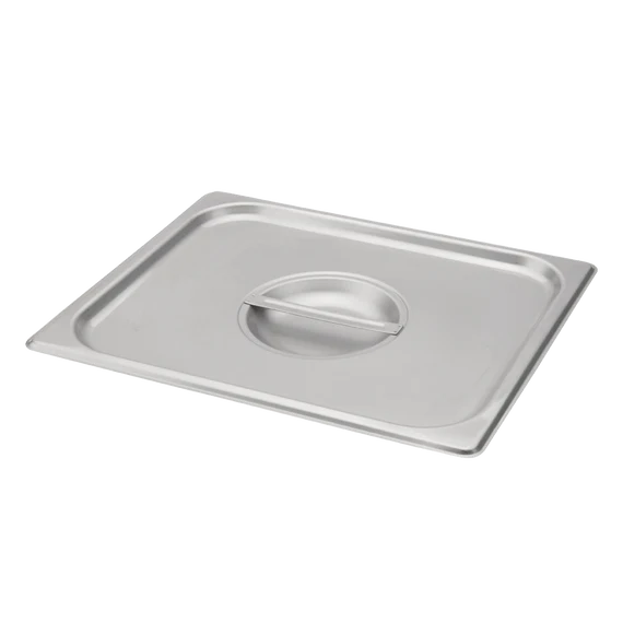 Browne 575538 1/2 Size Stainless Steel Solid Insert Pan Cover Browne Foodservice