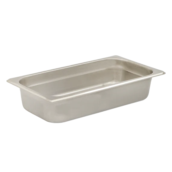 Browne 22132 1/3 Size x 2.5" Stainless Steel 22 Guage Insert Pan Browne Foodservice