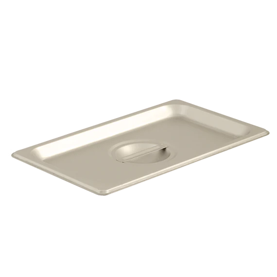 Browne 575558 1/4 Size Stainless Steel Solid Insert Pan Cover Browne Foodservice