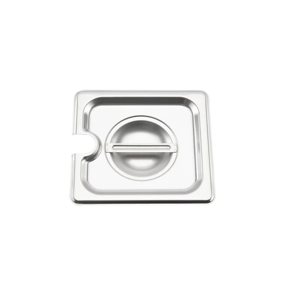 Browne 575569 1/6 Size Stainless Steel Slotted Insert Pan Cover Browne Foodservice