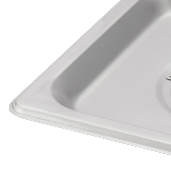 Browne 575568 1/6 Size Stainless Steel Solid Insert Pan Cover Browne Foodservice