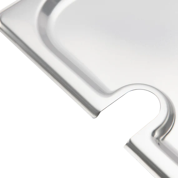 Browne 575598 1/9 Size Stainless Steel Solid Insert Pan Cover Browne Foodservice