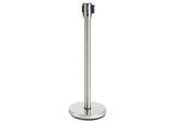 Winco CGS-38S 34" Stainless Stanchion Post with 6.5' Retractable Belt