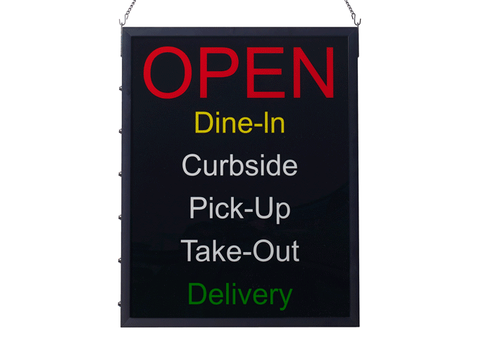 Winco LED-20 Led All in One LED Open Sign