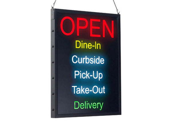 Winco LED-20 Led All in One LED Open Sign Winco