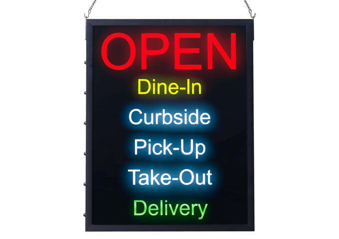 Winco LED-20 Led All in One LED Open Sign Winco