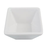 American Metalcraft 1-1/8 Oz White Square Sauce Cup (MELSC15)