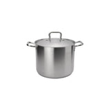 Browne 24 Quart Stainless Steel Stock Pot with Lid | NSF