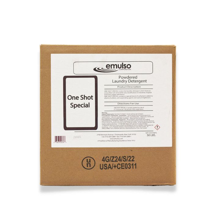 Emulso One Shot Special 50 Pound Powder Laundry Detergent Emulso