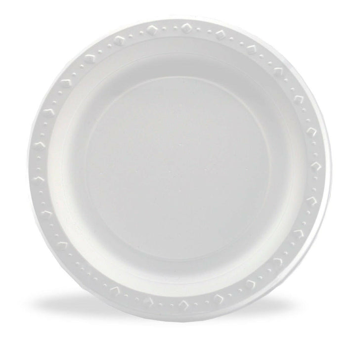 6" White Plastic Plates ShopAtDean