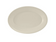 Tuxton TRE-033 Reno 7" x 4.625" Eggshell White Oval Platter