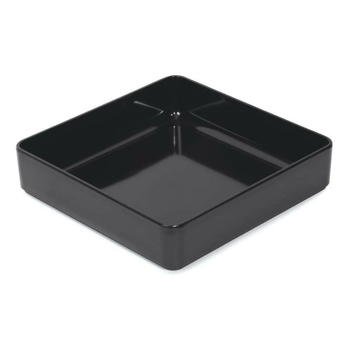 G.E.T. ML-85-BK Milano 12"X12"X2.75" Square Black Melamine Bowl G.E.T.