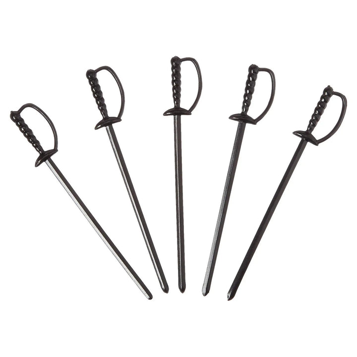 3" Black Sword Picks Tablecraft